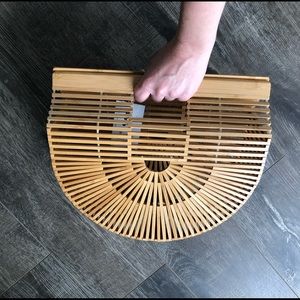 Bamboo Cage Clutch